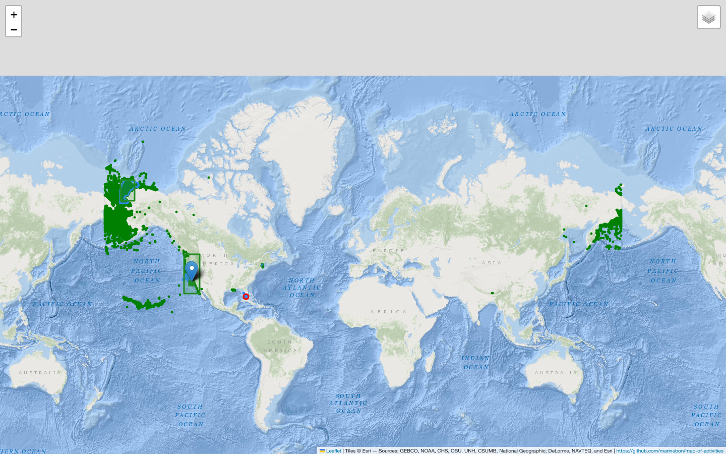 MBON Map of Activities