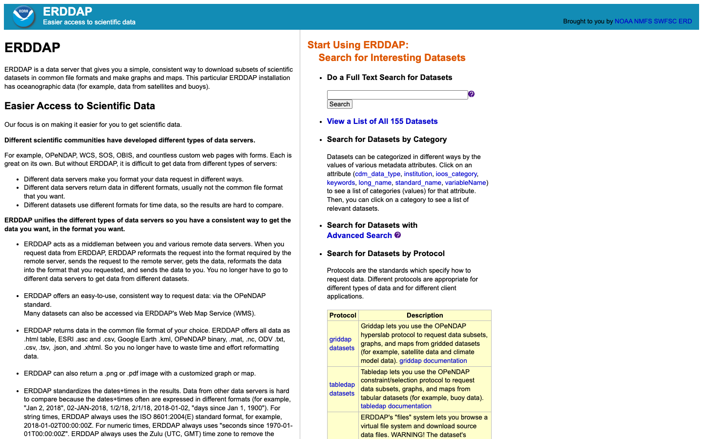 ERDDAP — Environmental Research Data Server