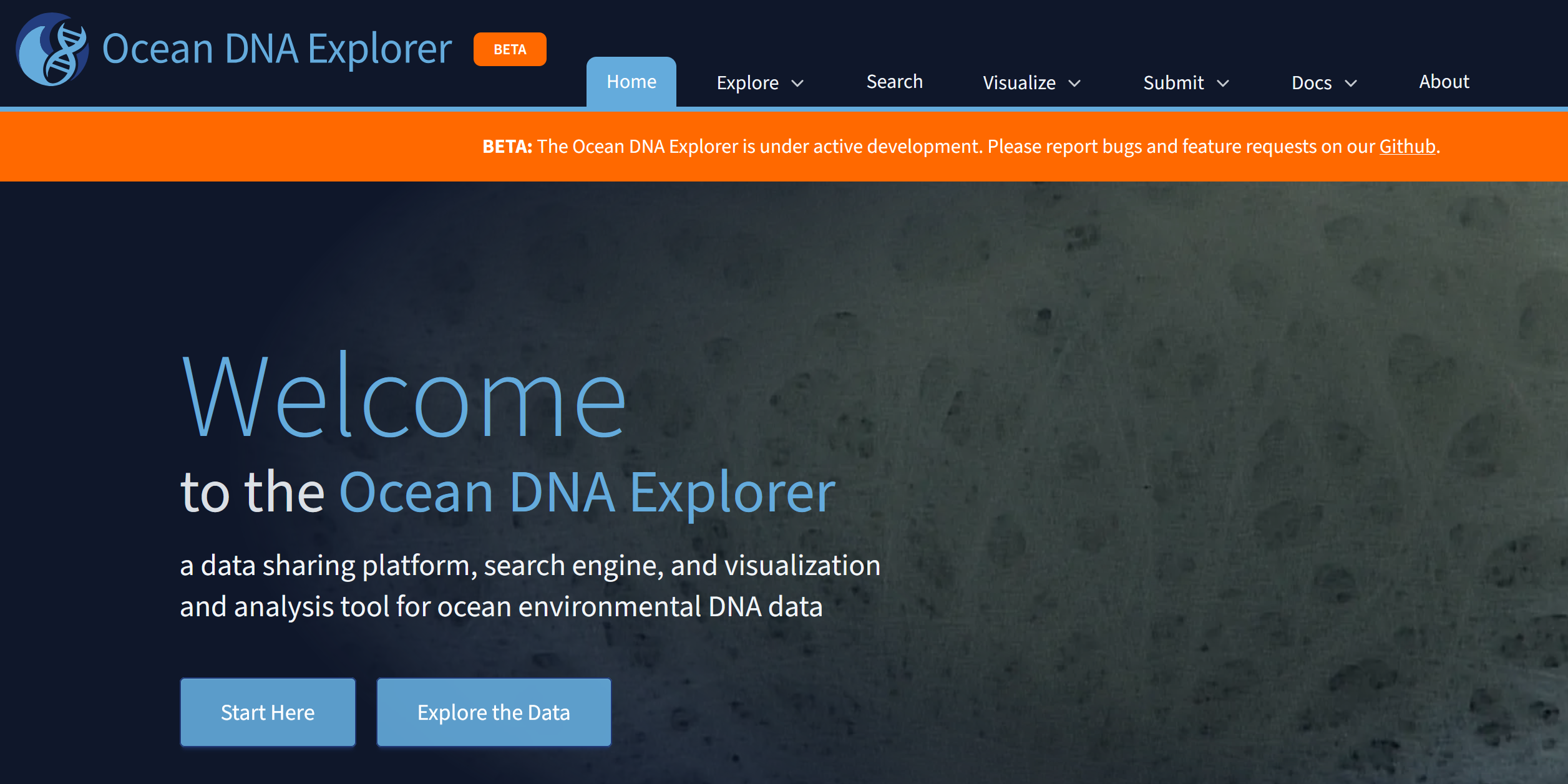 Ocean DNA Explorer